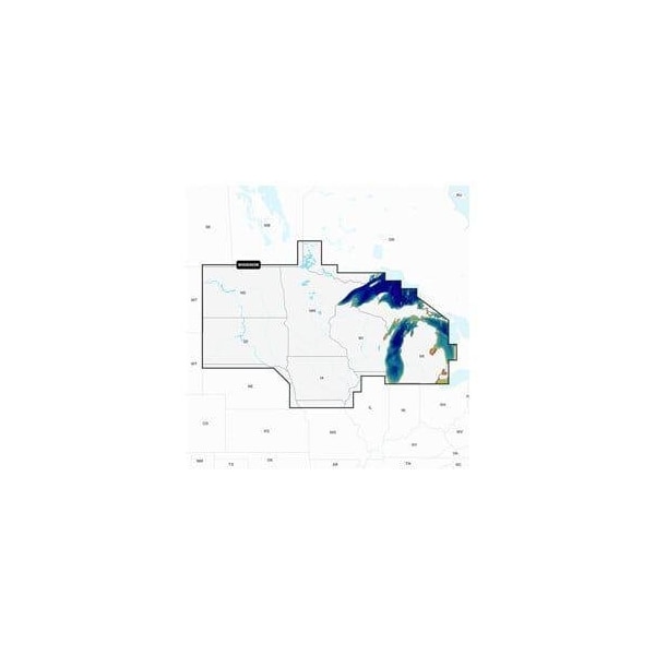 Garmin Navionics Vision+ U.S. North - Lakes, Rivers And Coastal Marine Charts Nvus005R GAR010-C1289-00 - main